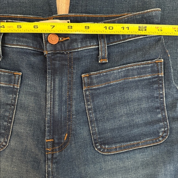 Madewell Emmett Wide Leg Jeans Women’s Size 26 Dark Wash - Picture 6 of 7